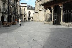 Plaza de la Catedral en pleno Centro Histórico de la ciudad.