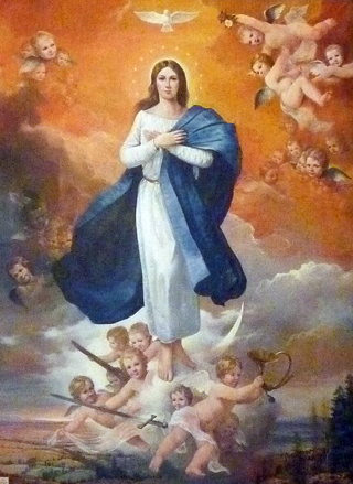 imagen de la Inmaculada Concepción de la iglesia de la Ciudadela