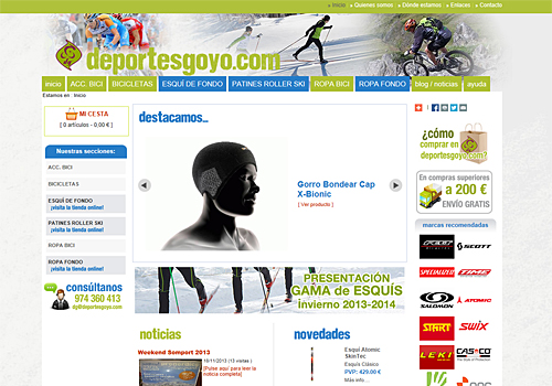 Tienda online Deportes Goyo