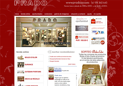 Tienda online PRADO Jaca
