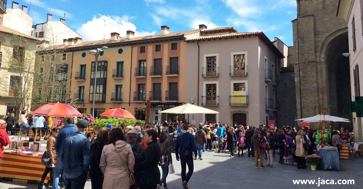 Todo listo en la Jacetania para celebrar el Día del Libro y de Aragón