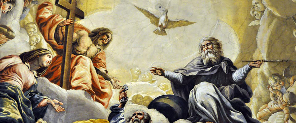 Frescos Bayeu. B&oacute;veda catedral de Jaca. Foto &copy; Pirineum