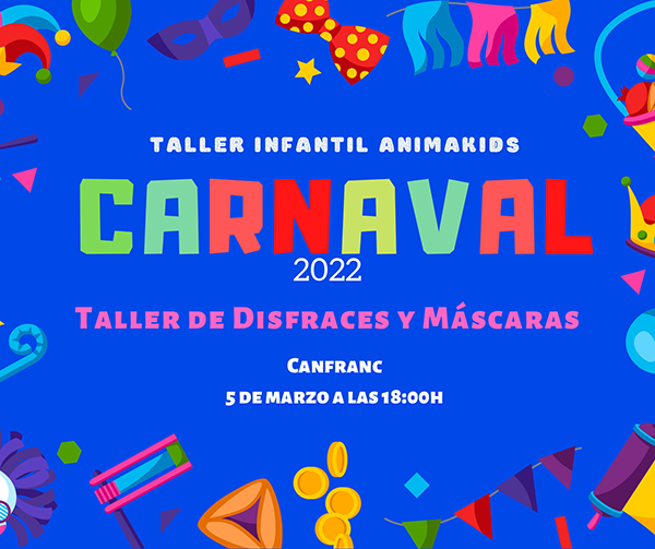 Taller infantil de disfraces y máscaras