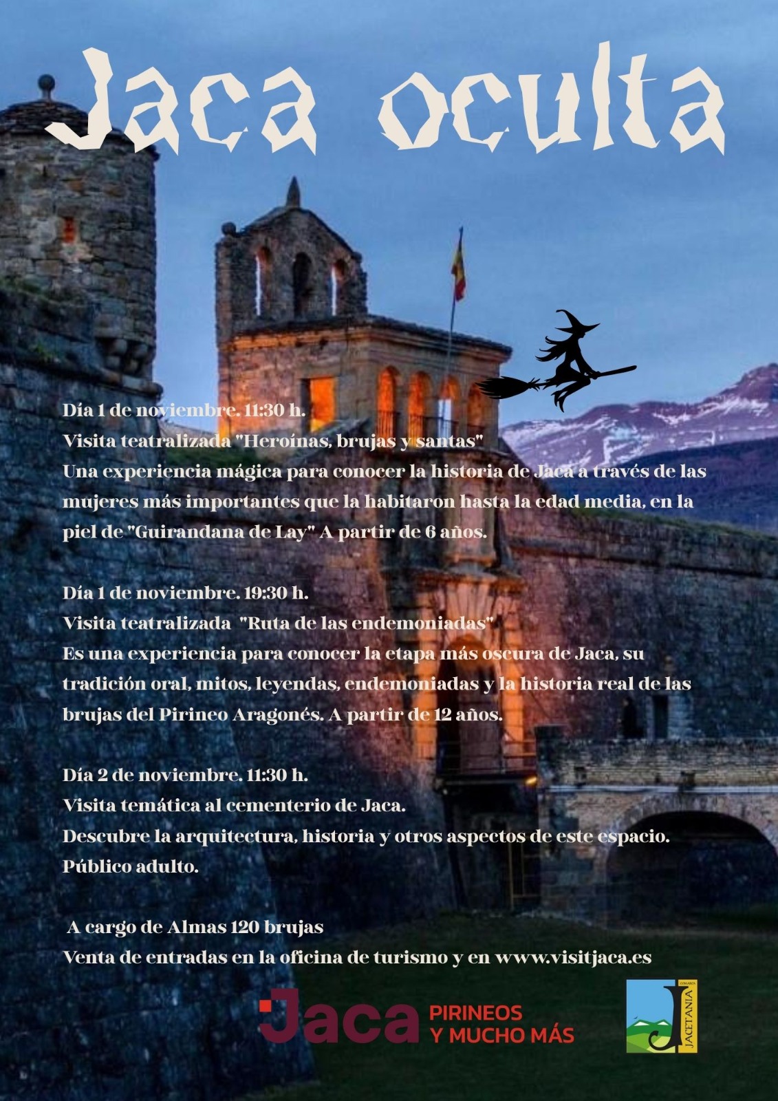 El programa “Jaca Oculta” incluye varias visitas teatralizadas que combinan historia, misterio y leyenda. 