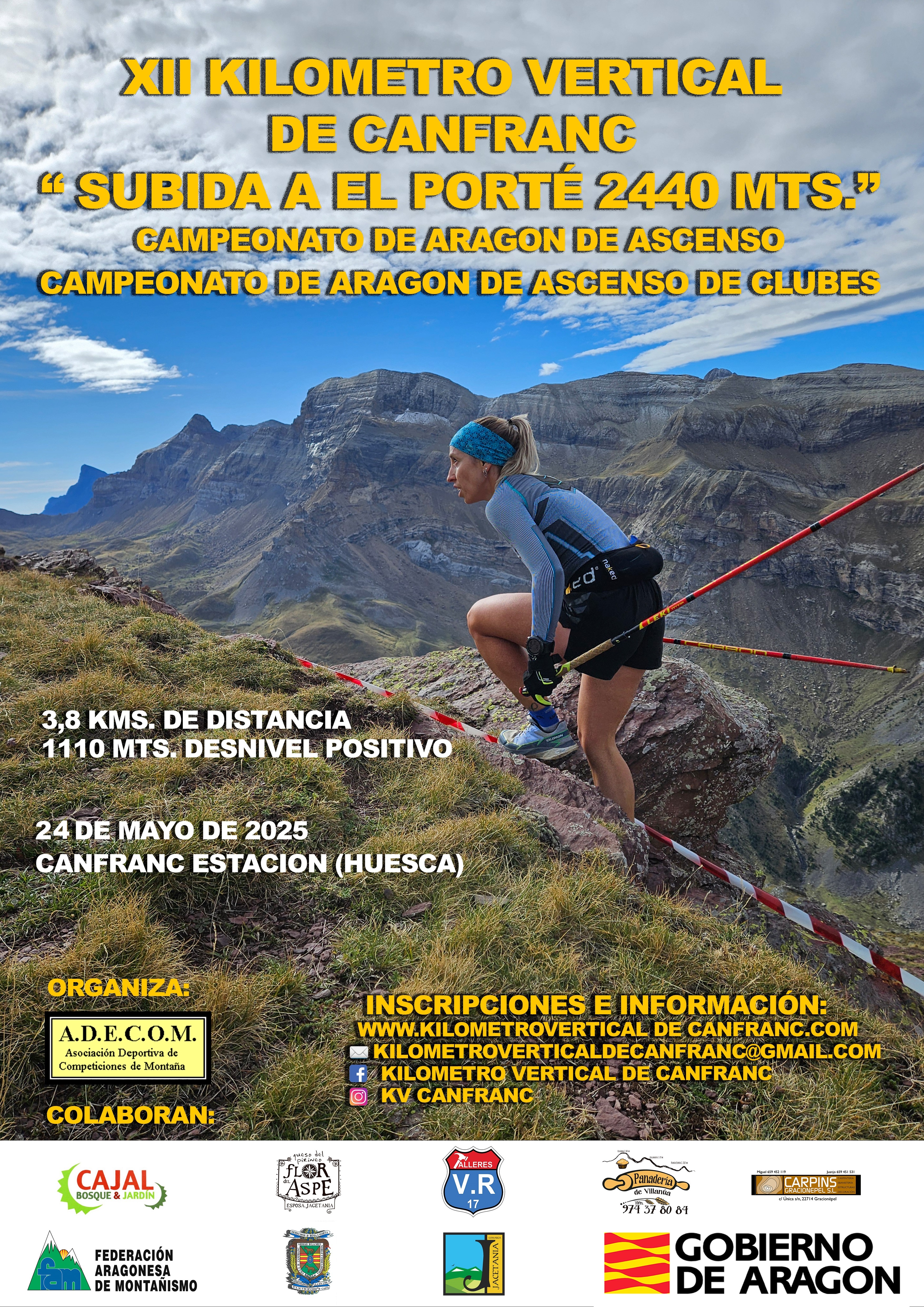 I Marcha Cicloturista BTT Sigüés - Sierra dXII Kilómetro Vertical de Canfranc Subida al Porté y II "Vuelta al Anayet" e Leyre