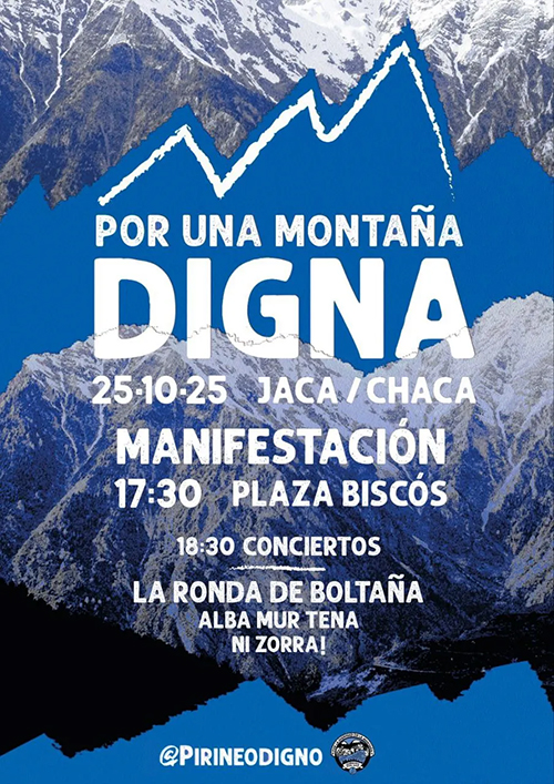 Manifestación "Por un Pirineo digno"