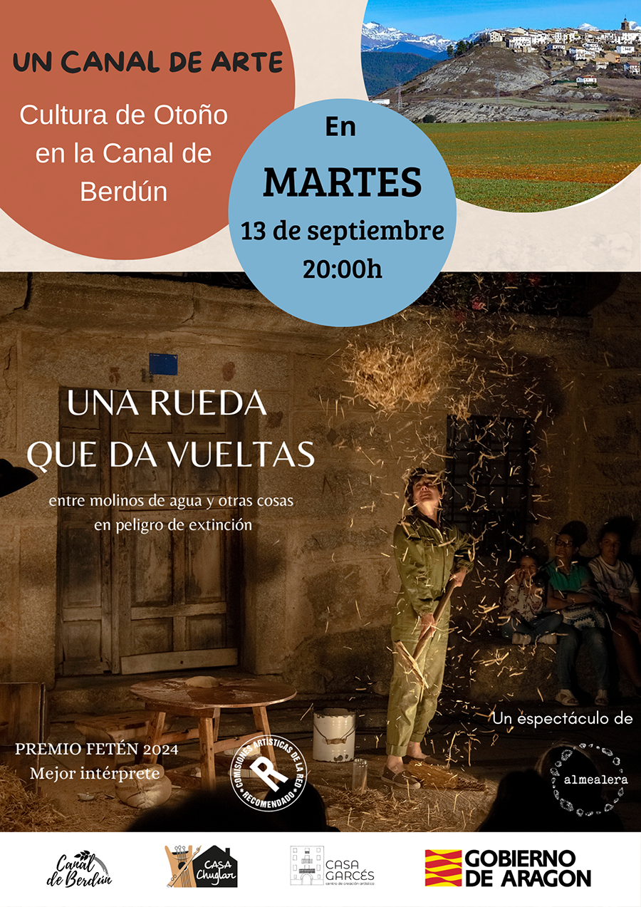 Una rueda que da vueltas, entre molinos de agua y otras cosas en peligro de extinción