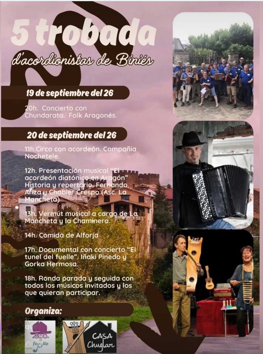 5ª Trobada d'acordionistas de Biniés 