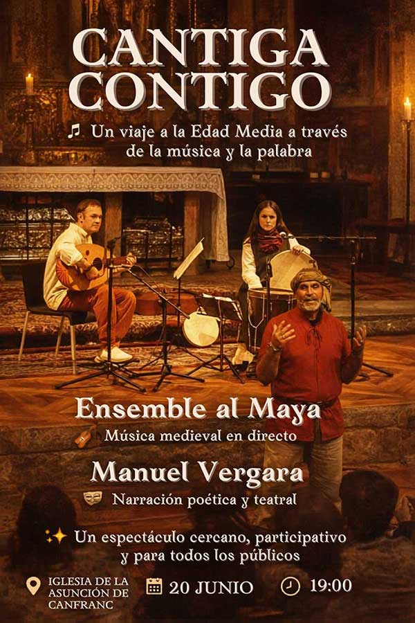 Cantiga Contigo Un viaje a la Edad Media a través de la música y la palabra.