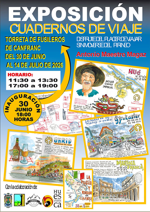 Exposición Cuadernos de Viaje 