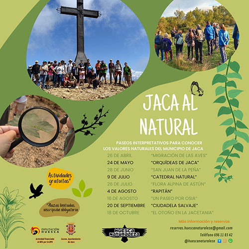 "Jaca al Natural" regresa con paseos para descubrir su entorno natural y patrimonial