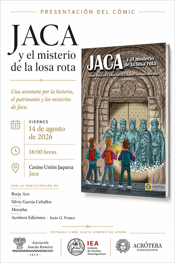 Presentación del cómic “Jaca y el misterio de la losa rota”