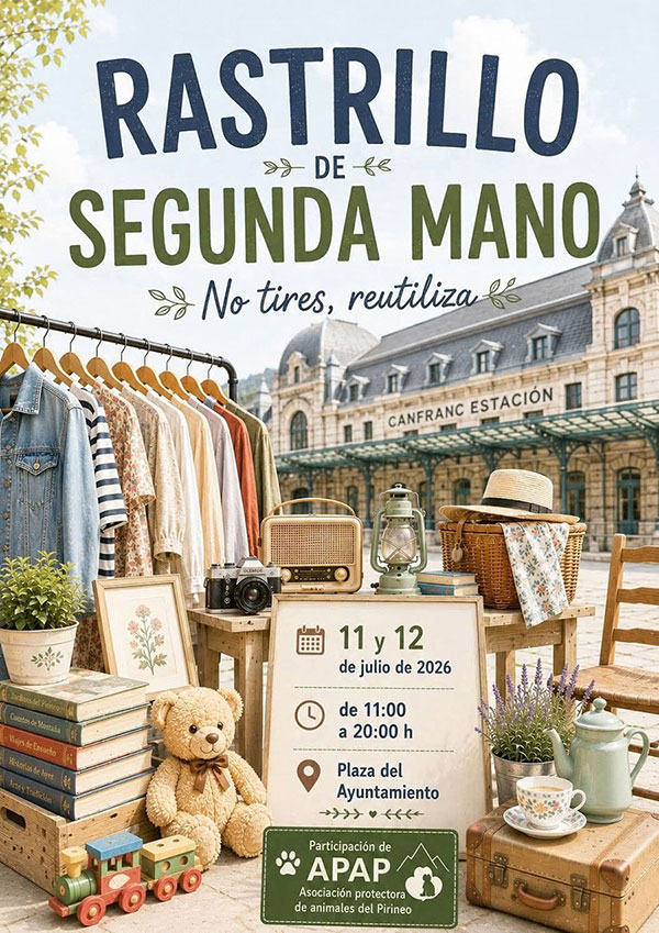 Rastrillo de Segunda Mano: No tires, reutiliza
