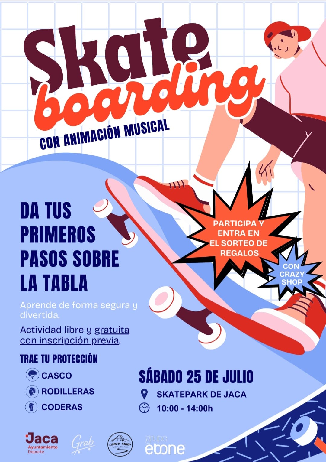 Jornada de skateboarding en Jaca