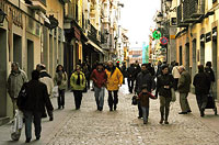Calle mayor de Jaca