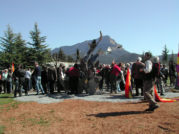 Monumento en memoria de los jacetanos fusilados entre 1936 y 1942