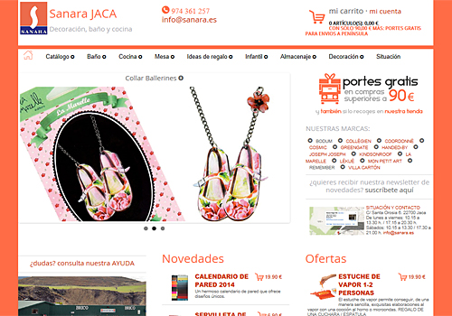Tienda online Sanara Hogar