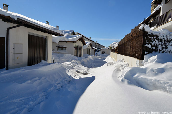 La última nevada en imágenes. Badaguás - Jaca © Sergio Sánchez