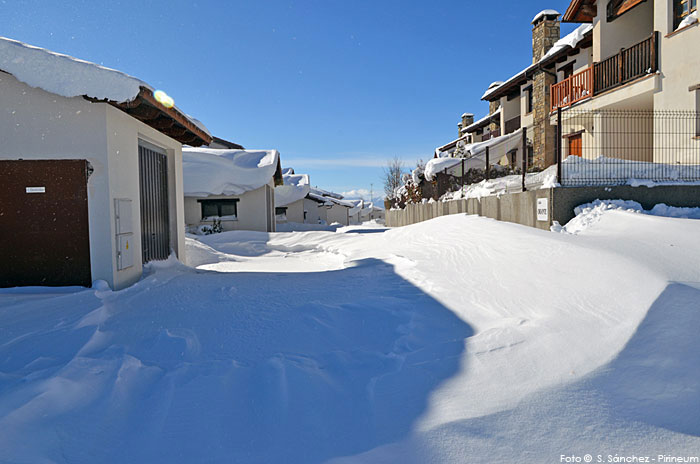 La última nevada en imágenes. Badaguás - Jaca © Sergio Sánchez