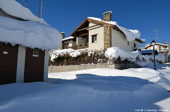 La última nevada en imágenes. Badaguás - Jaca © Sergio Sánchez