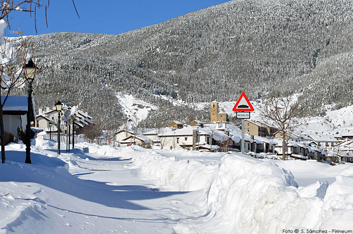 La última nevada en imágenes. Badaguás - Jaca © Sergio Sánchez