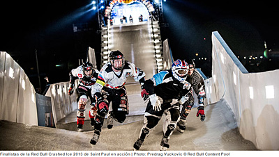 Finalistas de la Red Bull Crashed Ice 2013. Foto: Predrag Vuckovic © Red Bull Content Pull