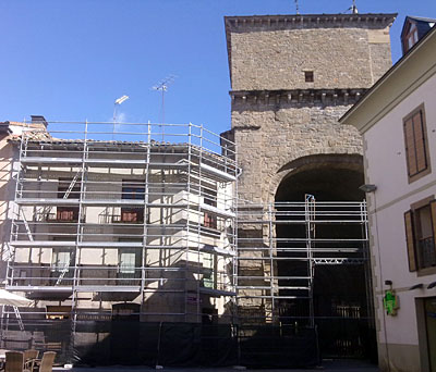 La Catedral de Jaca inicia las obras de la torre y la Capilla de la Trinidad