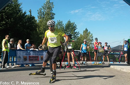 Fiesta de la Bicicleta y de los Patines en la Jacetania y la Subida a Rapitán en roller-ski y bicicleta