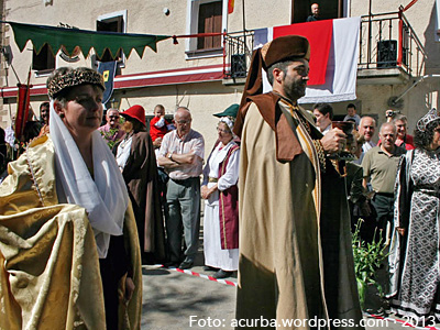III Jornadas de Recreación histórica de la estancia del Santo Grial. Foto: acurba.wordpress.com 