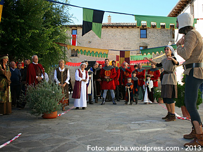 III Jornadas de Recreación histórica de la estancia del Santo Grial. Foto: acurba.wordpress.com 