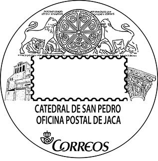 CORREOS dedica un matasellos turístico a la catedral de Jaca