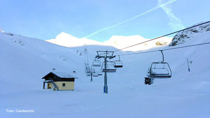 Todo listo para un excelente fin de semana de esquí en el Valle del Aragón. 
