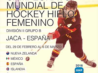 El Campeonato del Mundo de Hockey Hielo Femenino División II Grupo B se celebrará en la capital jacetana del 29 de febrero al 6 de marzo, y contará con la participación de las selecciones de Nueva Zelanda, Méjico, Australia, Turquía, Islandia y España.