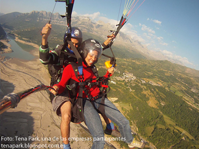 Foto: Parapente Tena Park, una de las empresas presentes en la Fiesta Outdoor