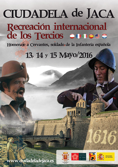 Del 13 al 15 de mayo próximos, la Ciudadela de Jaca acogerá un evento único en nuestro país: la recreación internacional de los Tercios españoles. En una recreación, pionera en nuestro país, que contará con la participación de un centenar de voluntarios europeos procedentes, entre otros países, de España, Italia, Francia y EEUU. 