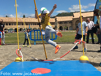 La Comarca de la Jacetania y el Ayuntamiento de Jaca organizan este domingo el II Encuentro Deportivo Tecnológico de la Jacetania, con la colaboración del Consorcio del Castillo de San Pedro y el patrocinio de Movistar