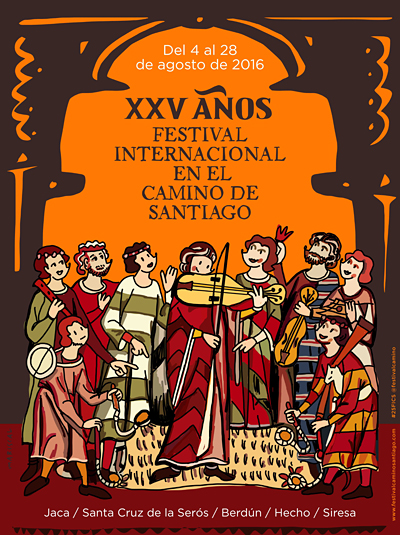 El cartel e imagen gráfica de esta edición también ha sido renovada, de la mano de Javier Mariscal, que ya colaboró hace veinticinco años para los festivales de Diputación de Huesca. 