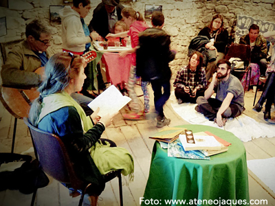 El lunes 15 es el turno de la poesía y la música, a cargo del Ateneo Jaqués. 