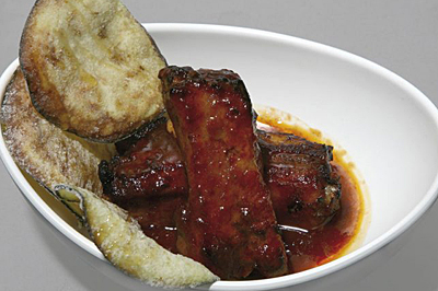 TAPA Hotel Jaqués: Tartar de pez, mantequilla con guacamole en pan de cristal