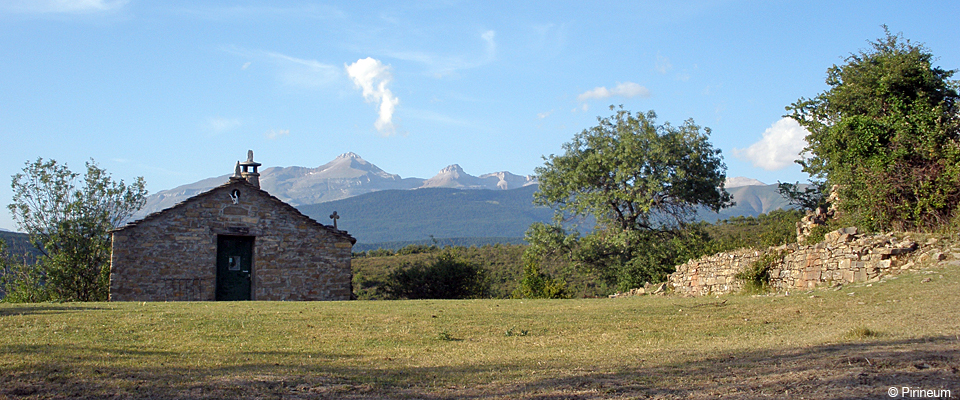 Bergosa y al fondo Collarada