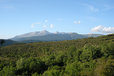 Vistas de Collarada desde Bergosa