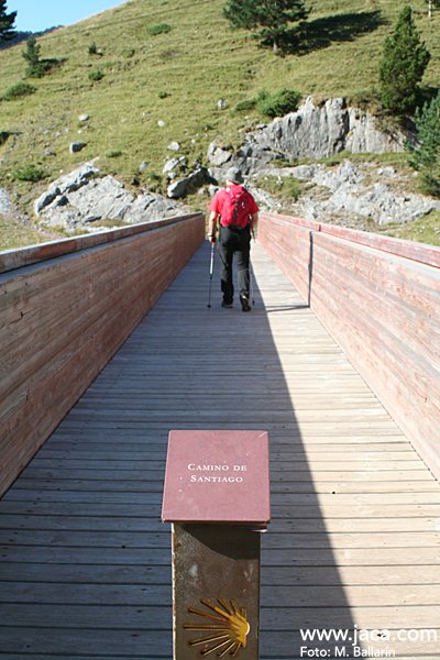 Tramo del Camino de Santiago entre Candanchú y Canfranc