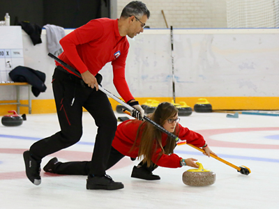 Vuelve el curling a Jaca con el Campeonato de España de Dobles Mixtos 