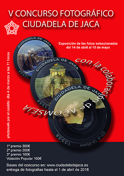 El concurso, que llega a su quinta edición, también prevé una jornada de “photowalk” el próximo 4 de marzo para que los fotógrafos interesados en recorrer los espacios más emblemáticos del Castillo de San Pedro, puedan hacerlo durante dos horas. Con un máximo de 5 fotografías por participante, el envío de imágenes (una por mensaje) ha de realizarse al correo concursofotografia@ciudadeladejaca.es. 