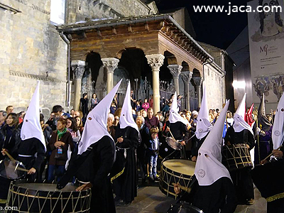 Todo listo para la Semana Santa en Jaca 