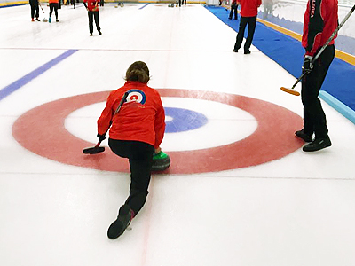 El Curling CH Jaca se proclama campeón de la Liga  04/04/18 . Jaca   La tercera edición de la Liga Española y de la Copa España, disputada en Jaca este fin de semana, ha supuesto el campeonato de liga para el Curling Jaca y la Copa España para el Txuri Berri Cafes Aitona.