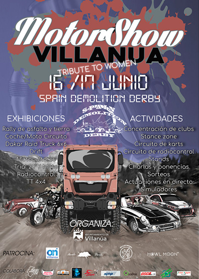 El Villanúa MotorShow es un evento que busca mostrar mostrar las distintas facetas del mundo del motor, tanto competitivas como de demostración, dirigido a todos los públicos. Para ello, apuesta por un programa con actividades (todas ellas gratuitas) relacionadas con el motor exhibiciones y demostraciones, exposiciones, conferencias, mesas redondas y coloquios, clubes y escuderías, establecimientos comerciales y firmas del sector, música y mucha diversión. Este la presente edición habrá 8 espacios distintos, más el área de exposición de vehículos, convirtiendo la localidad en un gran circuito. 