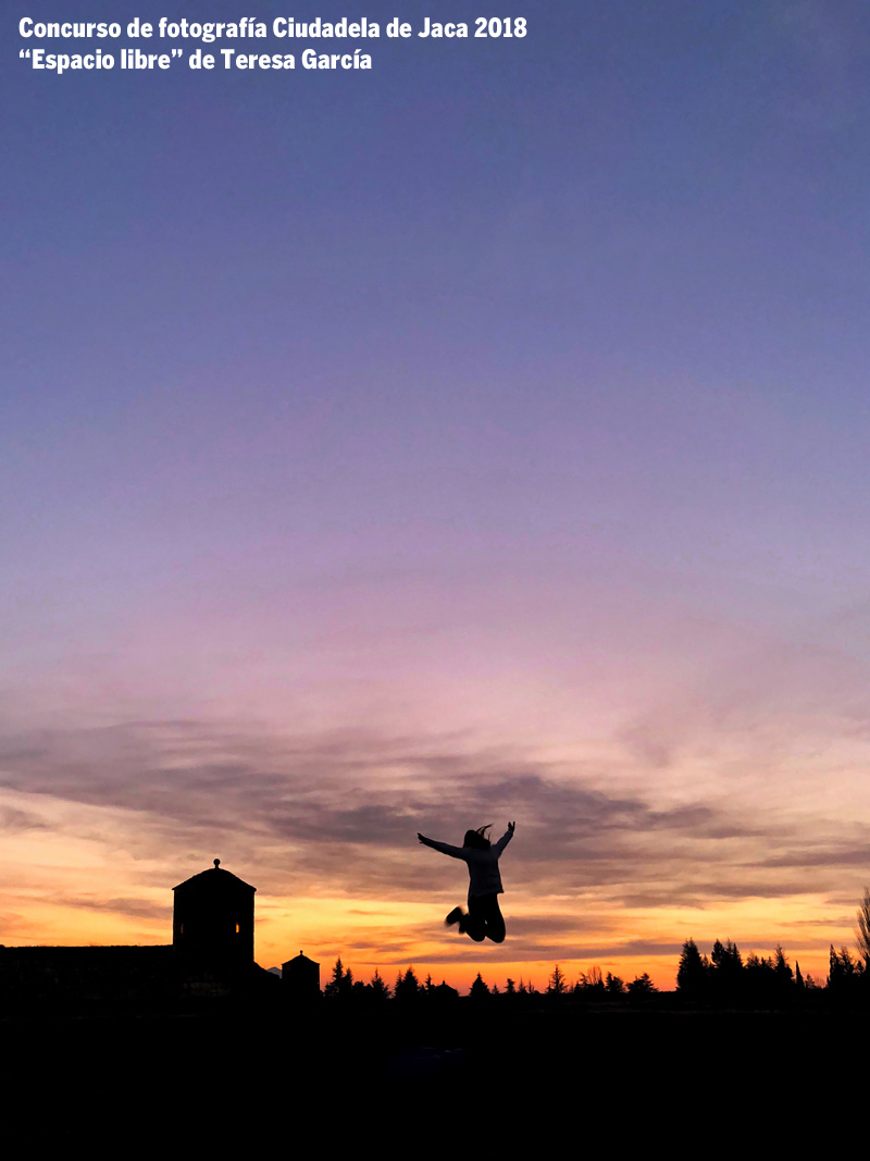 3º premio y 100 € para la fotografía “Espacio libre” de Dña. Teresa García 