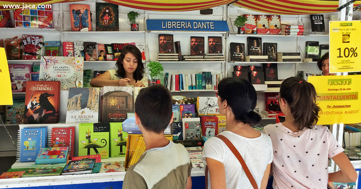 Un año más, y ya son diecinueve, la Feria del libro de Jaca reunirá a casi sesenta autores y veinte expositores con libreros, editoriales y asociaciones del jueves 26 al lunes 30 de julio. 