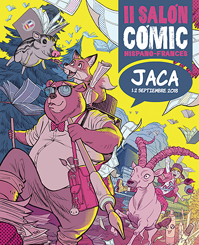 La segunda edición del Salón Hispanofrancés de Cómic de Jaca, organizado por la Asociación Aragonesa de Autores de Cómic (AAAC) con el apoyo del Gobierno de Aragón y del Ayuntamiento de Jaca, pretende consolidar su objetivo principal: convertirse en punto de encuentro entre autores, editores, libreros, agentes, críticos y aficionados de España y Francia aprovechando un lenguaje común: el cómic. 